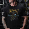 Beat Navy T-Shirt - Black