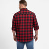 Grunt Style Men's Premium Plaid Flannel - Red