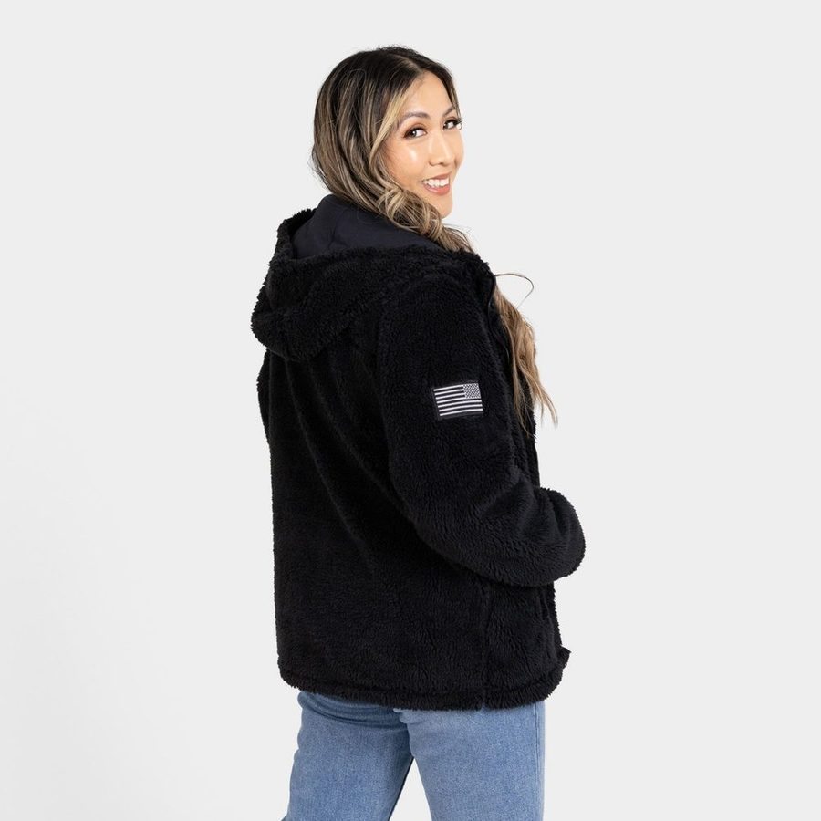 Grunt Style Women's Standard Issue Sherpa Fleece - Black