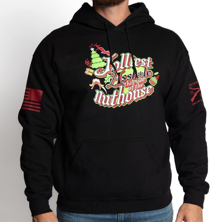This Side of the Nuthouse Hoodie - Black