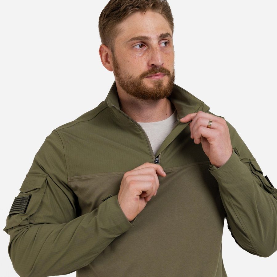 Grunt Style Men's Operator Shirt - Military Green