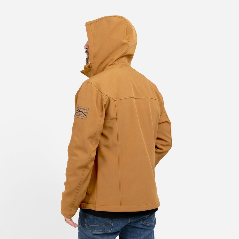 Men's Soft Shell Jacket - Coyote – Grunt Style, LLC