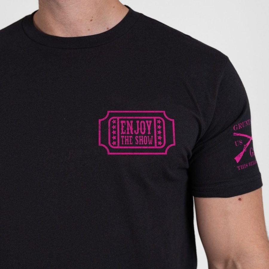 Grunt Style Enjoy The Show T-Shirt - Black