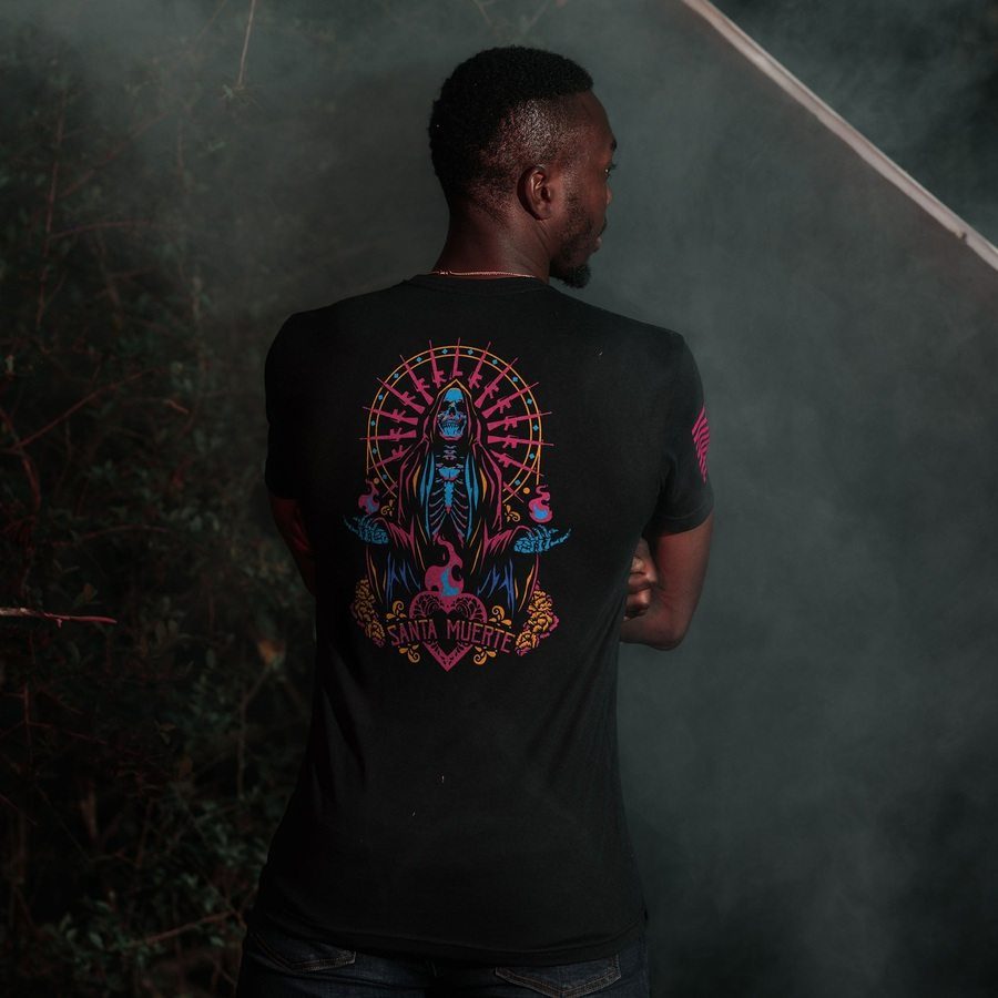 Grunt Style Santa Muerte T-Shirt - Black