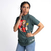 Grunt Style Women's Ate The Cookie Boyfriend Fit T-Shirt - Heather Forest Green