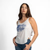 Grunt Style Women's American Vintage Flowy Tank - White tanks