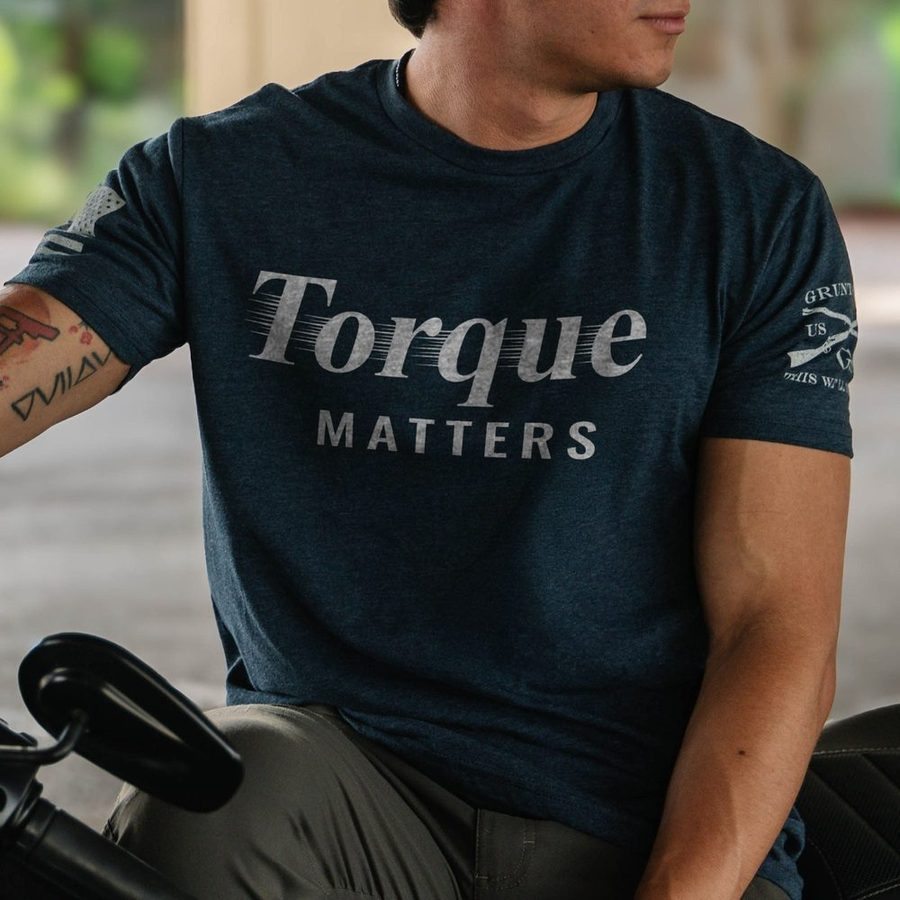 Torque Matters T-Shirt - Midnight Navy – Grunt Style