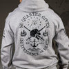 USN - No Quarter Given Hoodie - Sport Gray