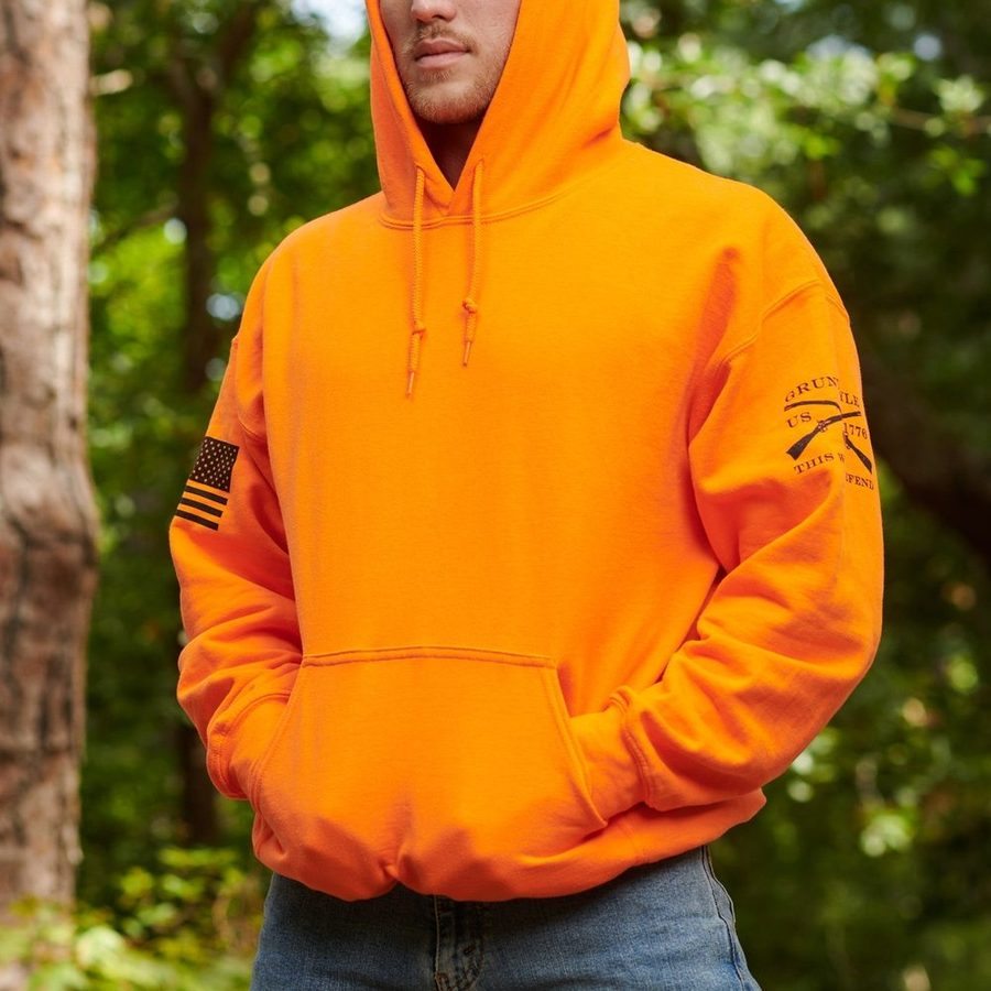 Grunt Style Basic Hoodie Safety Orange 2 Pack