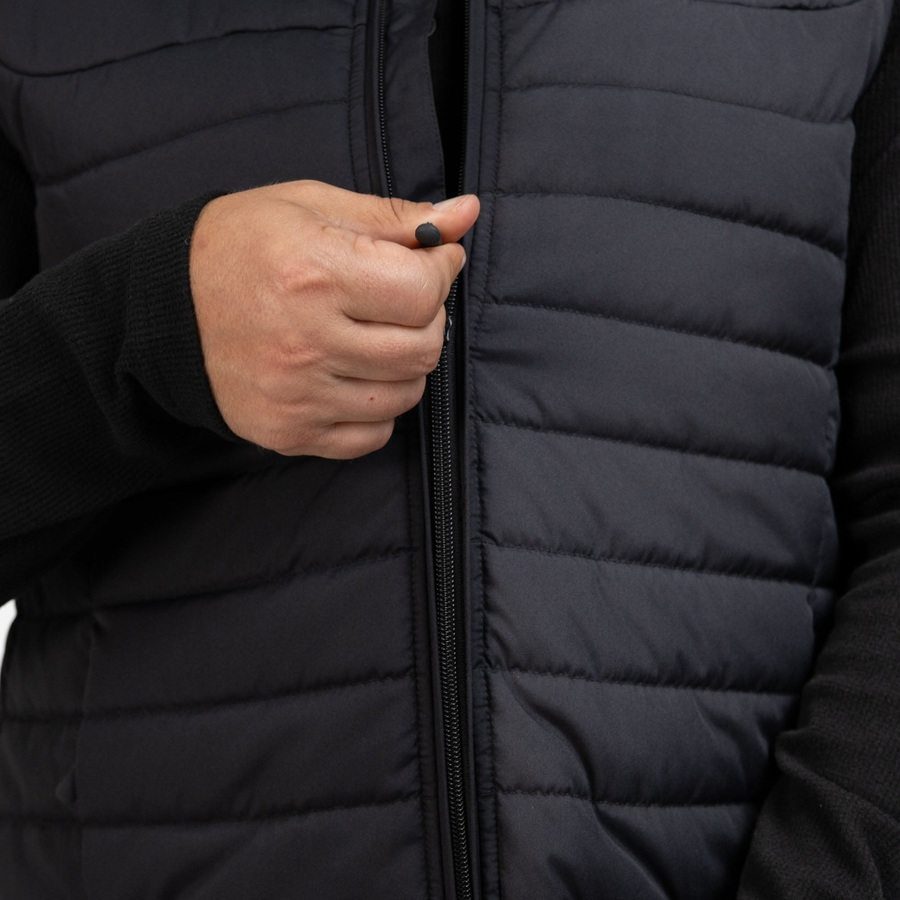 Grunt Style Men's Quilted Vest - Black
