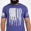 Grunt Style Rifle Flag T-Shirt - Future Dusk