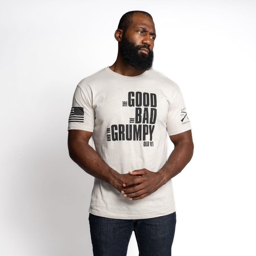 Grunt Style The Good. The Bad. The Grumpy. T-Shirt - Sand