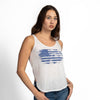 Grunt Style Women's American Vintage Flowy Tank - White tanks