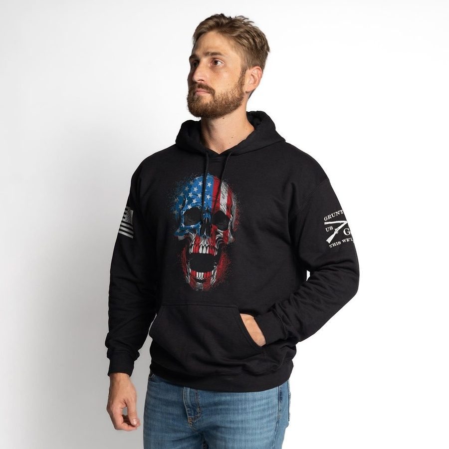Sweatshirt À Capuche Skull Pour Hommes Sweatshirt À Capuche Skull Pour Hommes