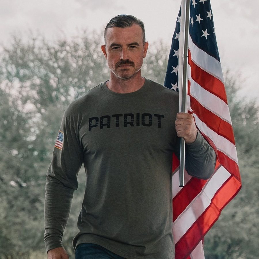 Patriot Long Sleeve - Military Green – Grunt Style, LLC