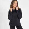 Grunt Style Women's 1/2 Zip Waffle Top - Black