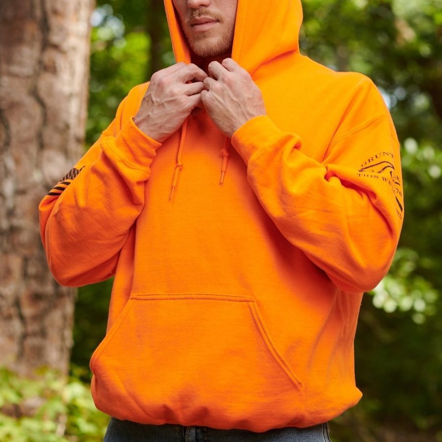 Grunt Style Basic Hoodie Safety Orange 2 Pack
