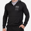 Grunt Style Men's All-Day 1/4 Zip Hoodie - Heather Black
