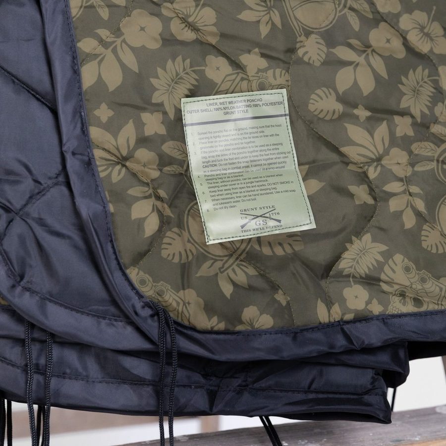 Grunt Style Tropical Death Military Green Poncho Liner Woobie Blanket
