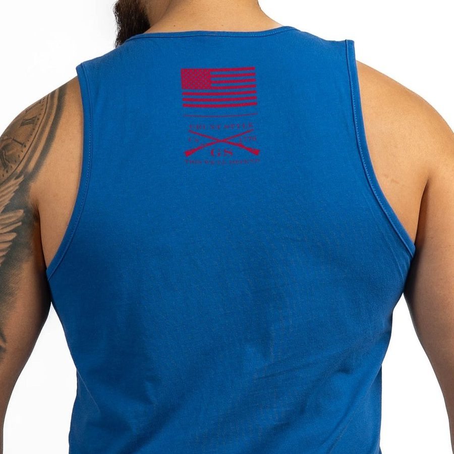 Men's Vintage American Tank - Royal – Grunt Style, LLC
