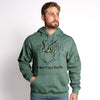 Grinch Grows Hoodie - Heather Forest Green