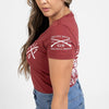 Grunt Style Women's Liberty Or Death V-Neck - Red Plum