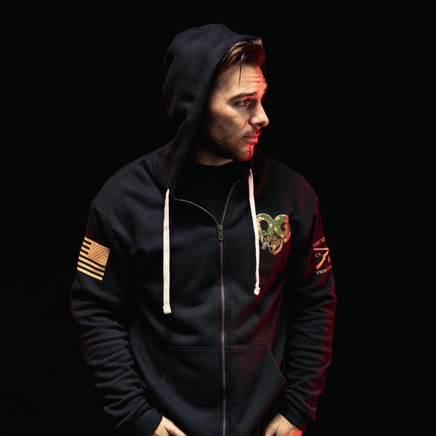 Love Is A Battlefield Full-Zip Hoodie - Black – Grunt Style, LLC
