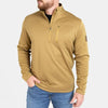 Grunt Style Men's 1/2 Zip Waffle Top - Coyote