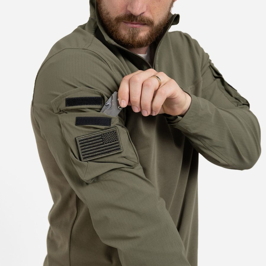 Grunt Style Men's Operator Shirt - Military Green