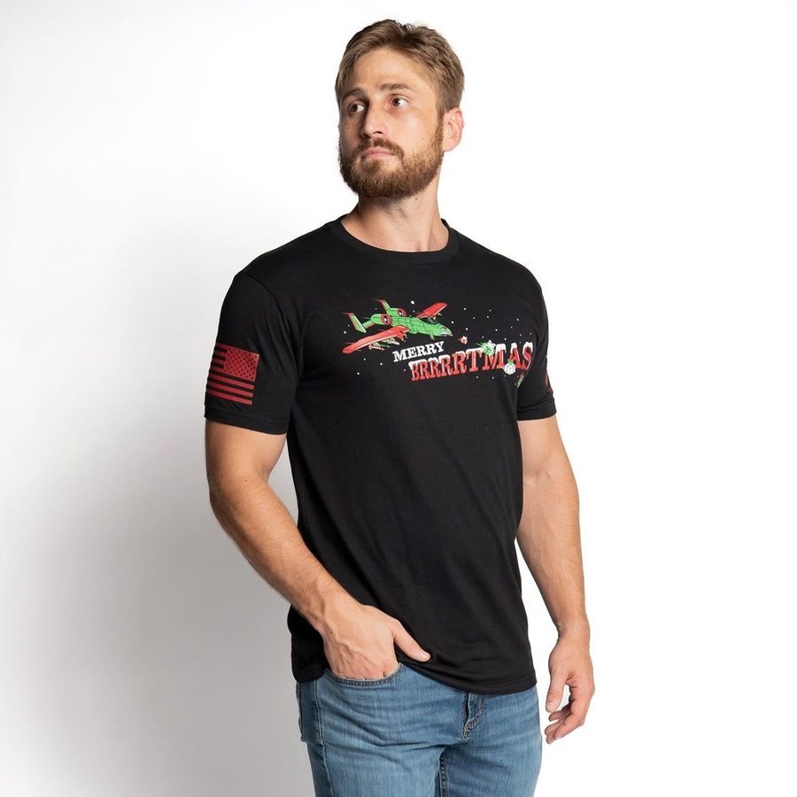 Merry Brrrrtmas T-Shirt - Black – Grunt Style