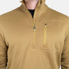Men's 1/2 Zip Waffle Top - Coyote