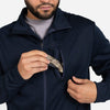 Grunt Style Men's Waffle Top Full-Zip Jacket - Navy