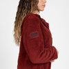 Grunt Style Women's Standard Issue Sherpa Fleece - Red Plum