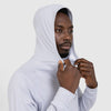 Grunt Style Men's All-Day 1/4 Zip Hoodie - Heather Artic Gray