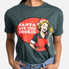 Grunt Style Women's Ate The Cookie Boyfriend Fit T-Shirt - Heather Forest Green