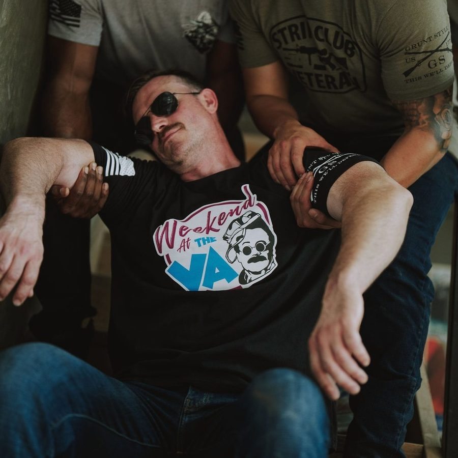 Grunt Style Weekend At The VA T-Shirt - Black