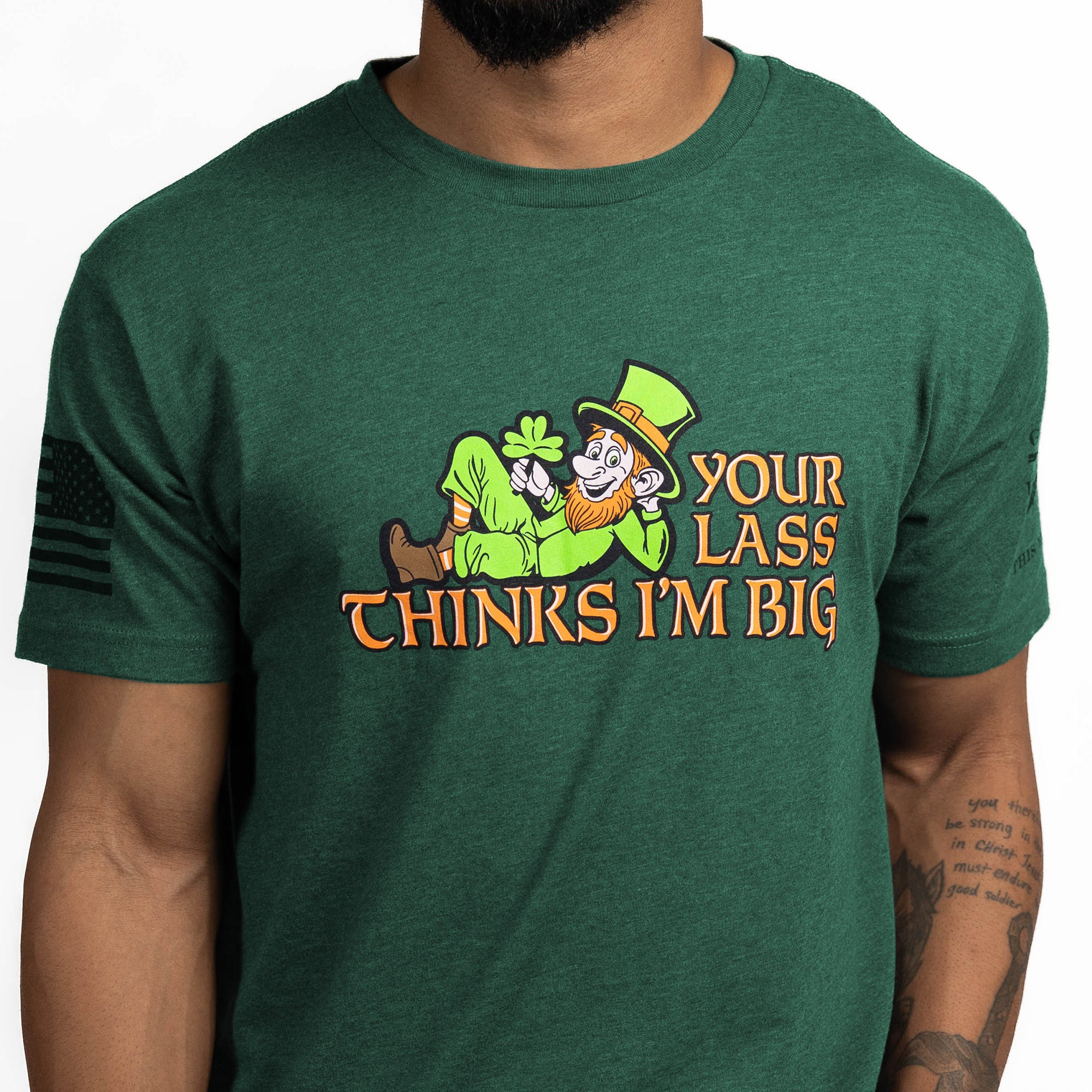 I'm Big T-Shirt - Heather Forest Green