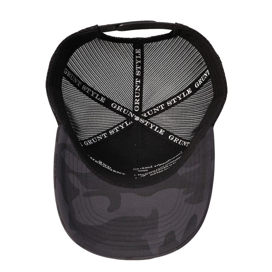 2A Rights Mesh Hat - Black Camo – Grunt Style, LLC