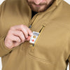 Men's 1/2 Zip Waffle Top - Coyote