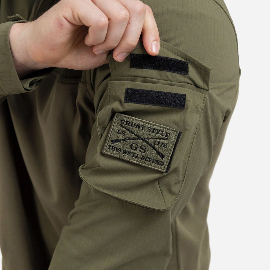 Grunt Style Men's Operator Shirt - Military Green