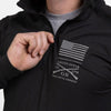 Grunt Style Men's All-Day 1/4 Zip Hoodie - Heather Black