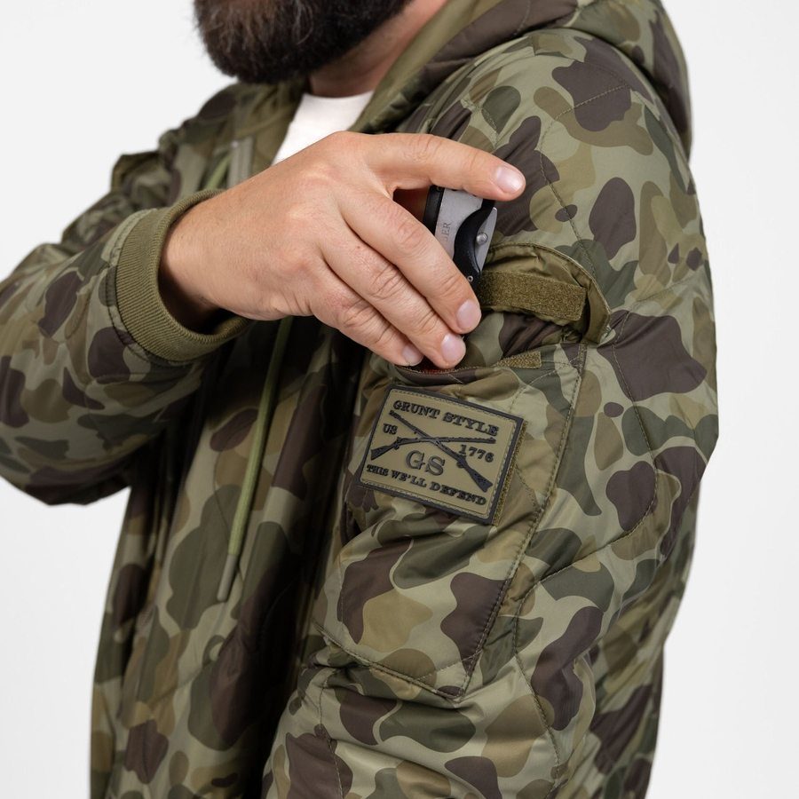 Tac Woobie Full-Zip Hoodie - Frogskin Camo – Grunt Style, LLC