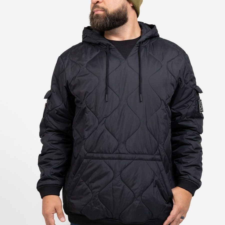 Grunt Style Tac Woobie Pullover Hoodie - Black