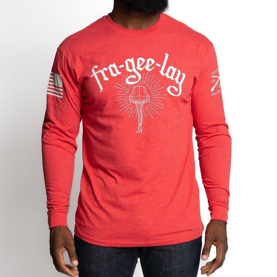 Grunt Style Fra-gee-lay Long Sleeve - Red