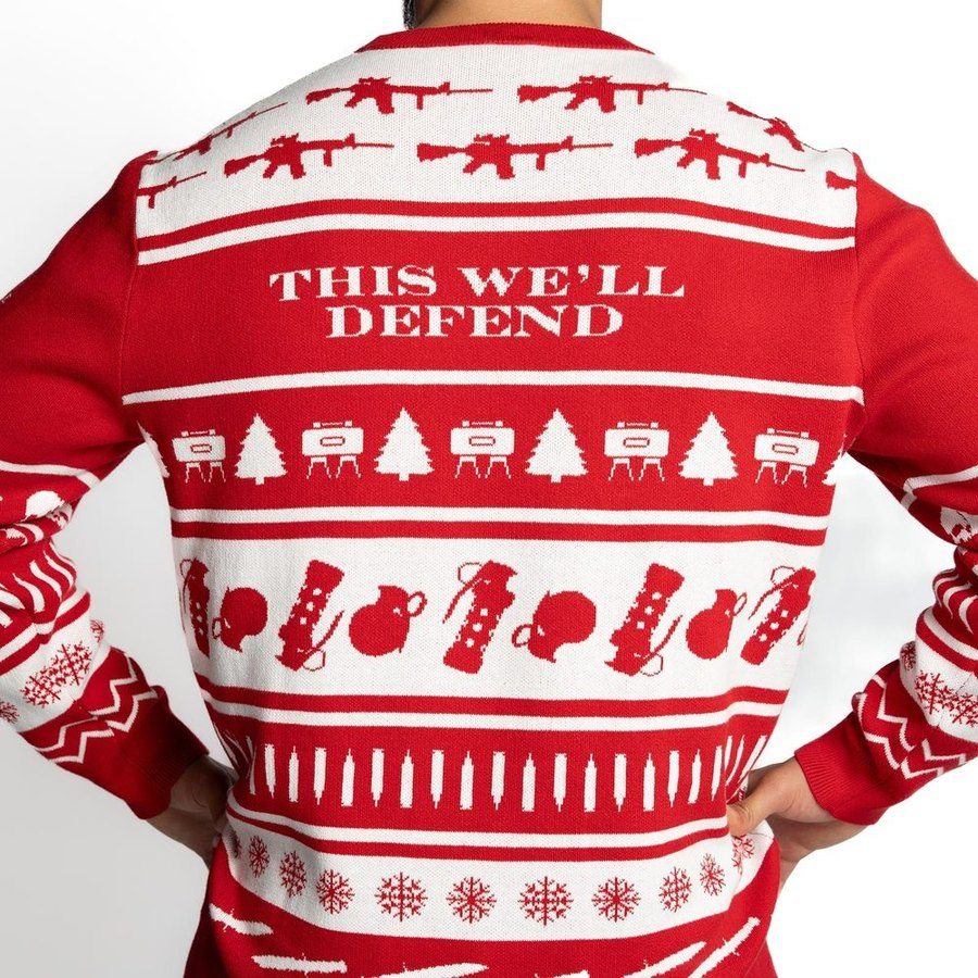 Grunt Style Merry And Armed Christmas Sweater