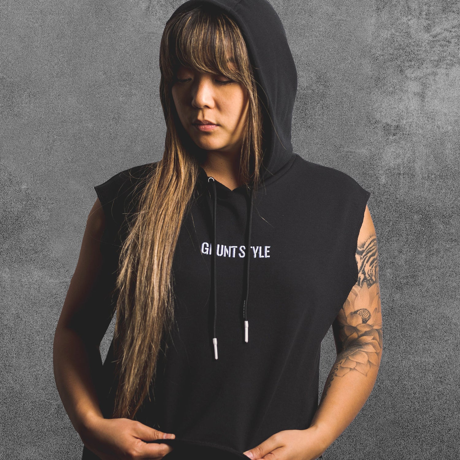 Gym Clothes - Sleeveless Hoodie for Women 