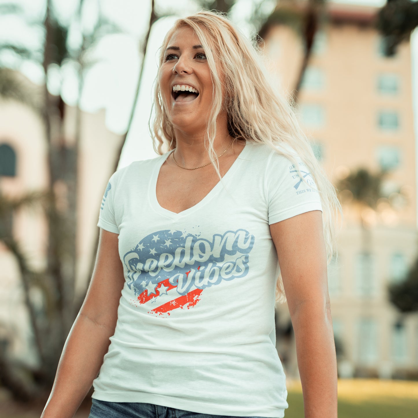 Freedom Vibes - Patriotic Shirts for Women