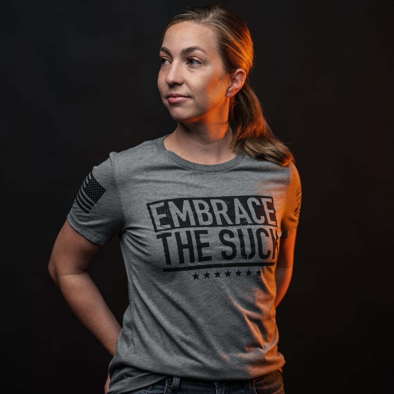 Embrace the Suck - Patriotic Clothing for Women 