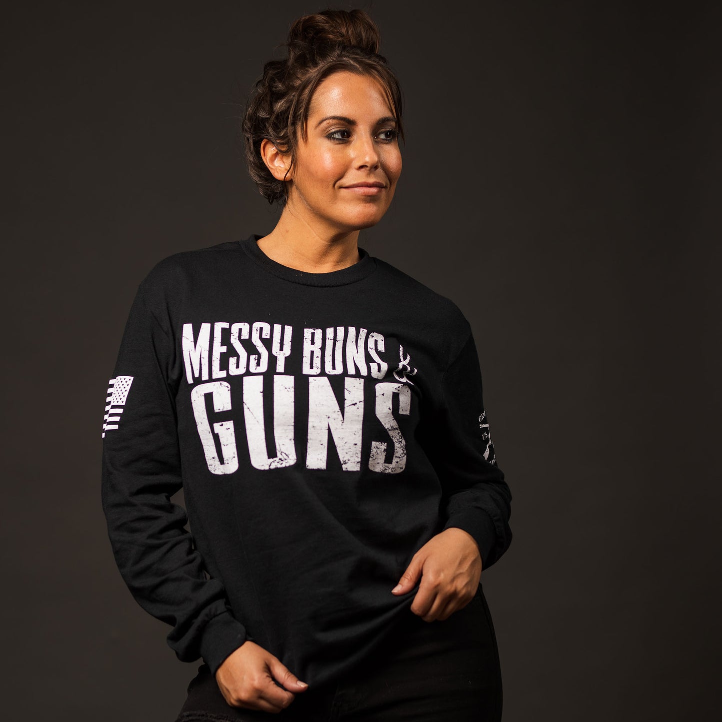 Second Amendment Shirt - Messy Buns and Guns 