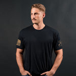 Men's Patriotic Apparel - Basic Black T-Shirt 